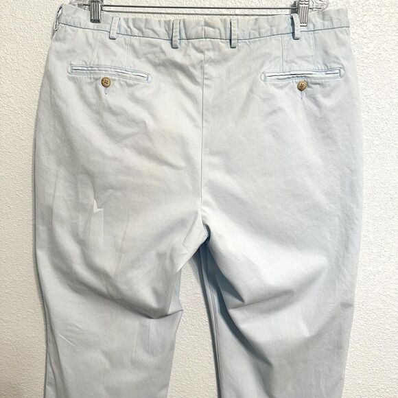 Peter Millar Raleigh Washed Twill Performance Light Blue Khaki Chino 38x37 - Picture 5 of 14